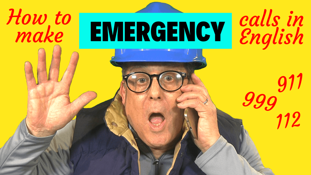 how to report an emergency in English