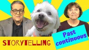 storytelling past continuous dog rescue stories